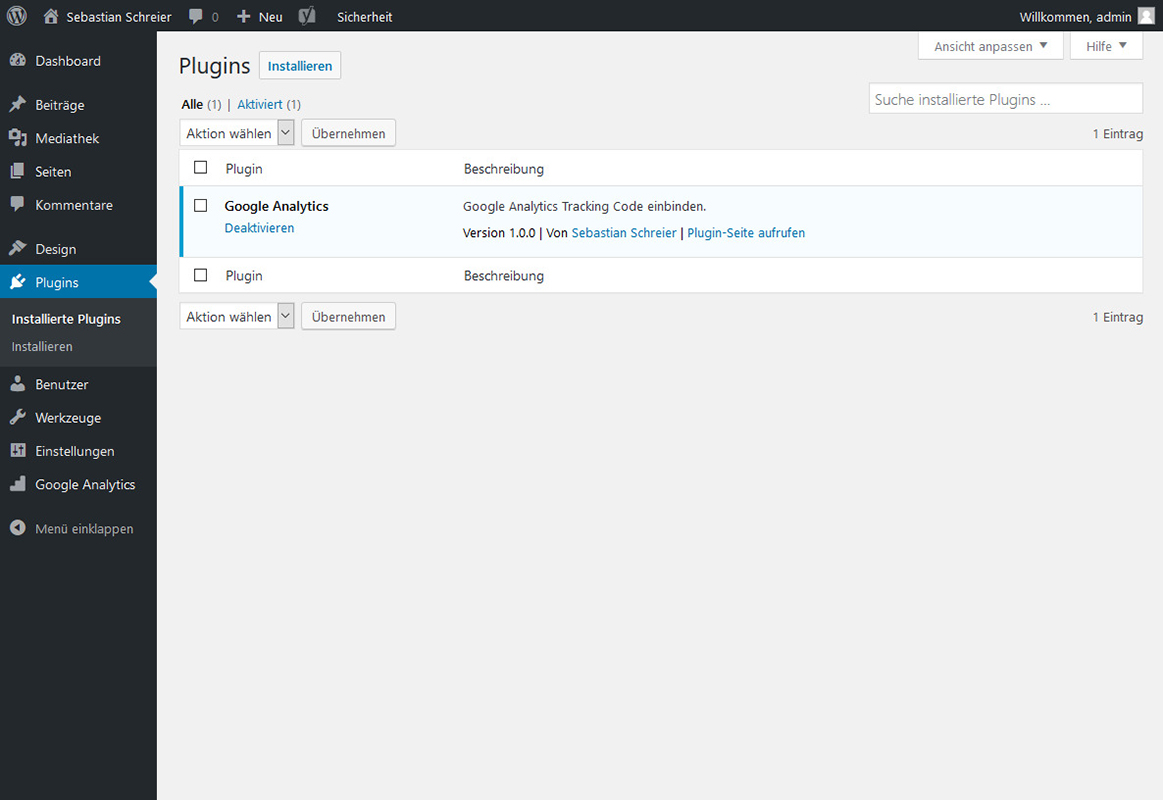 Google Analytics Google Analytics